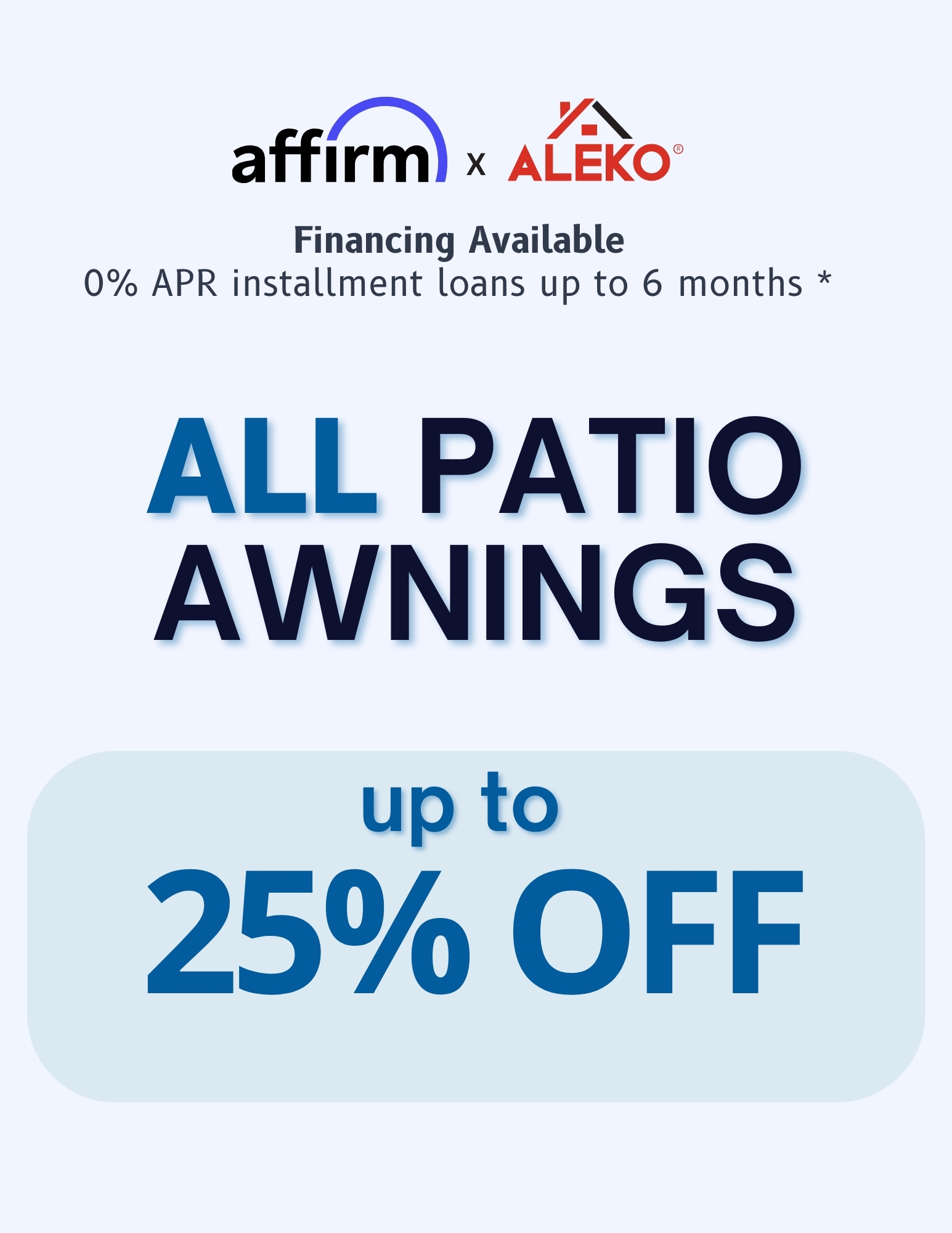 ALEKO Patio Awnings 25% SALE